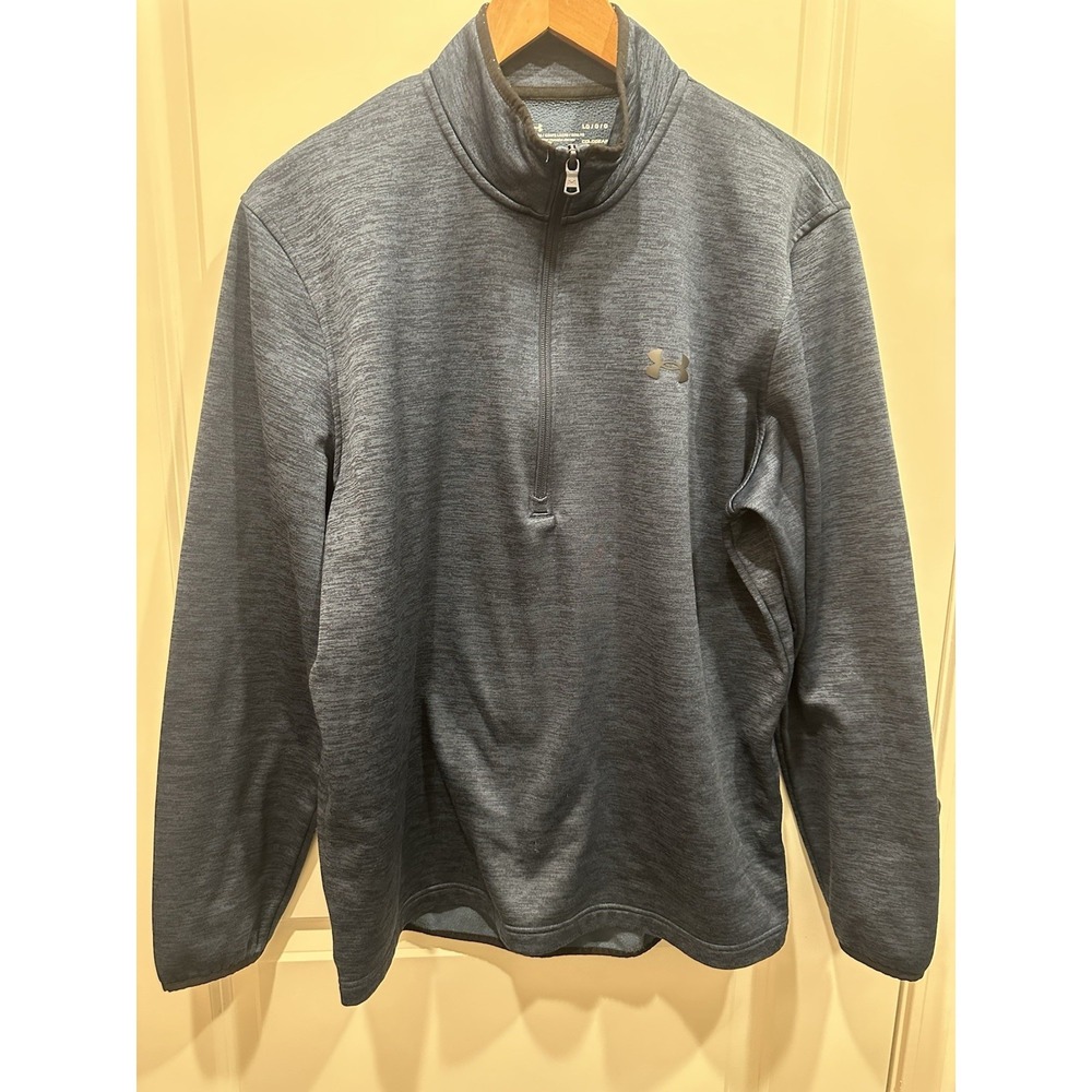 Under Armour Men's Blue Quarter Zip Large